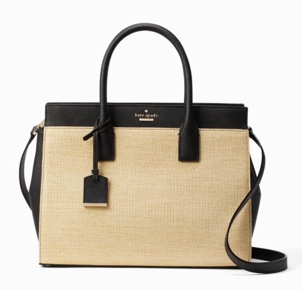 KATE SPADE NY Cameron Street Straw Candace Satchel